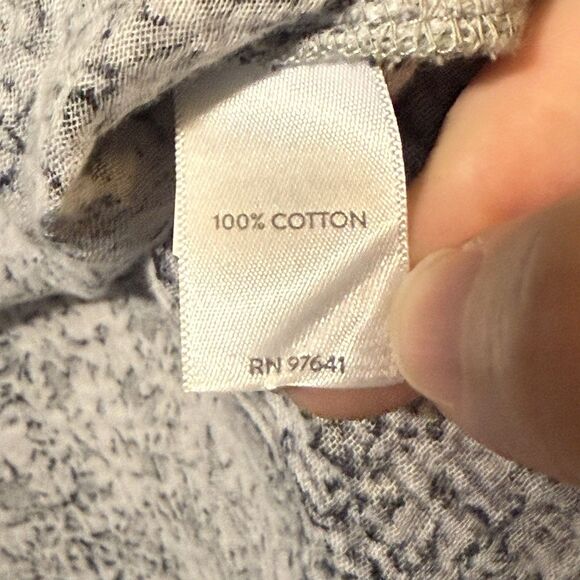 J. JILL PureJill 100% Cotton 3/4 Sleeve Floral Pullover Blouse Top Women’s M - Picture 11 of 12